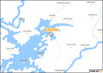 map of Gaopai