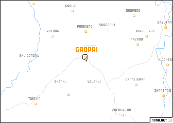 map of Gaopai