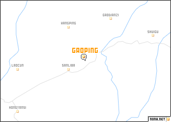 map of Gaoping