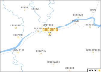 map of Gaoping