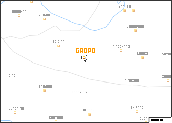map of Gaopo