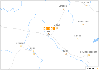 map of Gaopo