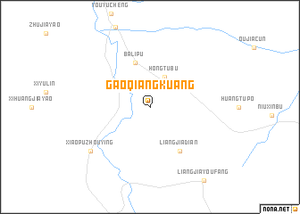 map of Gaoqiangkuang