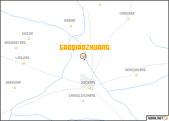 map of Gaoqiaozhuang