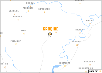 map of Gaoqiao