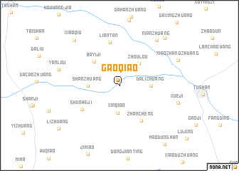 map of Gaoqiao