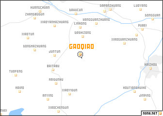 map of Gaoqiao