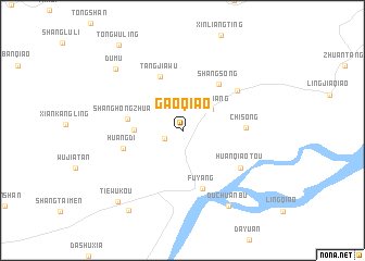 map of Gaoqiao