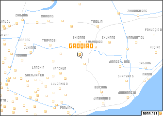 map of Gaoqiao