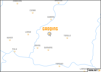 map of Gaoqing