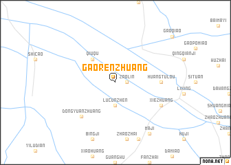 map of Gaorenzhuang