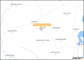 map of Gaoshanbu