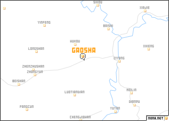 map of Gaosha