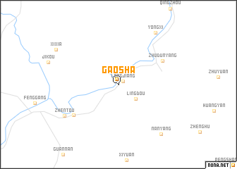 map of Gaosha