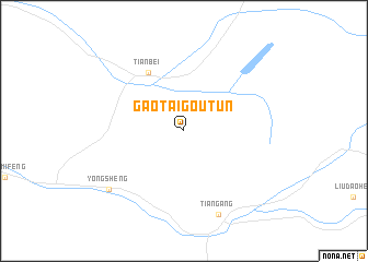 map of Gaotaigoutun