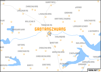 map of Gaotangzhuang