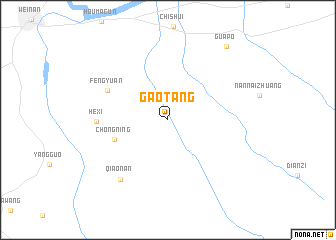 map of Gaotang