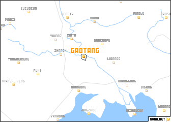 map of Gaotang