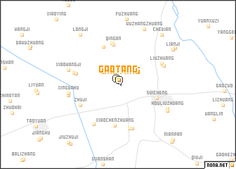 map of Gaotang