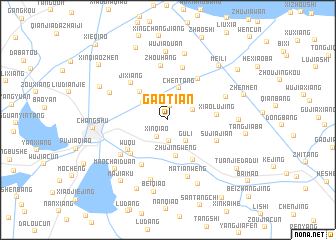 map of Gaotian