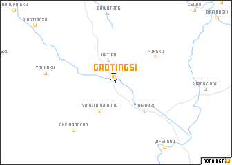 map of Gaotingsi