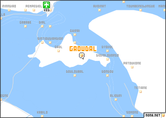 map of Gaoudal