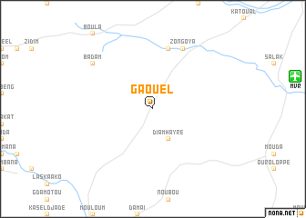 map of Gaouel