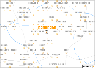 map of Gaougado