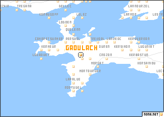 map of Gaoulacʼh