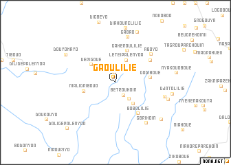 map of Gaoulilié