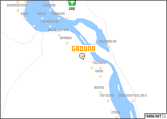 map of Gaouna