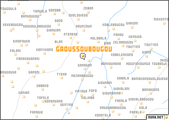 map of Gaoussoubougou
