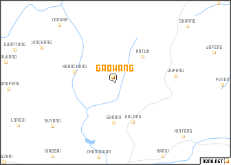 map of Gaowang