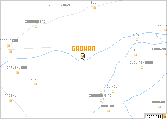 map of Gaowan