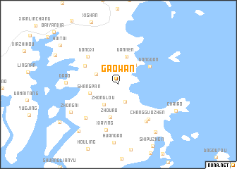 map of Gaowan