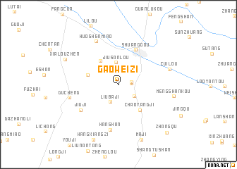 map of Gaoweizi