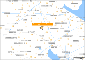 map of Gaoxiangwan