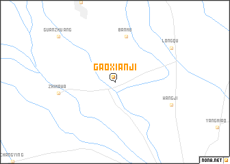 map of Gaoxianji