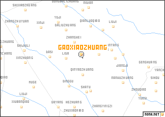 map of Gaoxiaozhuang