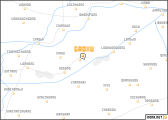map of Gaoxu