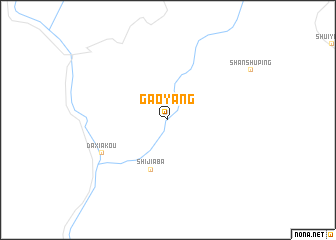 map of Gaoyang