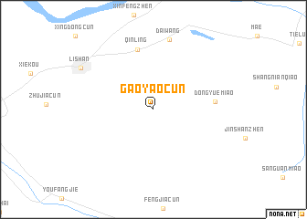 map of Gaoyaocun