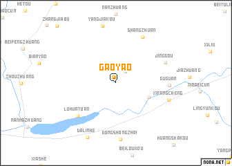 map of Gaoyao