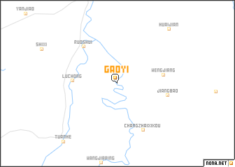 map of Gaoyi