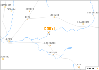 map of Gaoyi