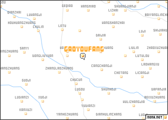 map of Gaoyoufang