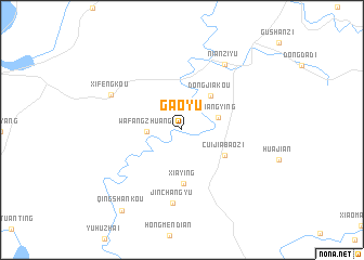 map of Gaoyu