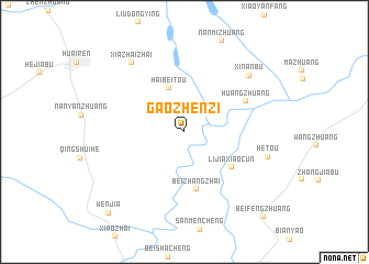 map of Gaozhenzi