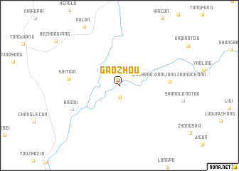 map of Gaozhou