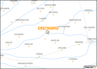 map of Gaozhuang